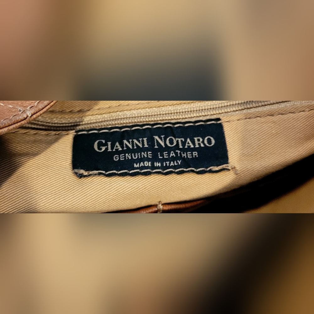 GIANNI NOTARO Italian Leather Hobo Bag - Picture 10 of 14